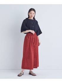 【ADIEU TRISTESSE】｜2BUY10%OFF・3BUY20%OFF｜リーフプリントパンツ 詳細画像 レッド系その他 4
