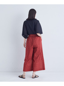 【ADIEU TRISTESSE】｜2BUY10%OFF・3BUY20%OFF｜リーフプリントパンツ 詳細画像 レッド系その他 6