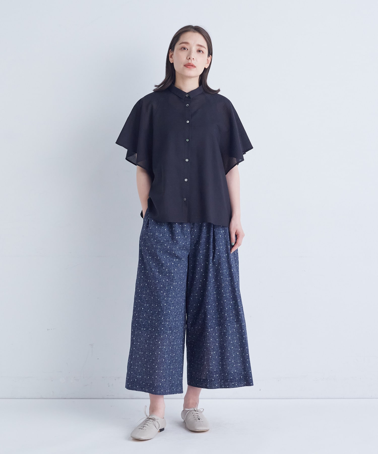 【ADIEU TRISTESSE】｜2BUY10%OFF・3BUY20%OFF｜リーフプリントパンツ 詳細画像 レッド系その他 11