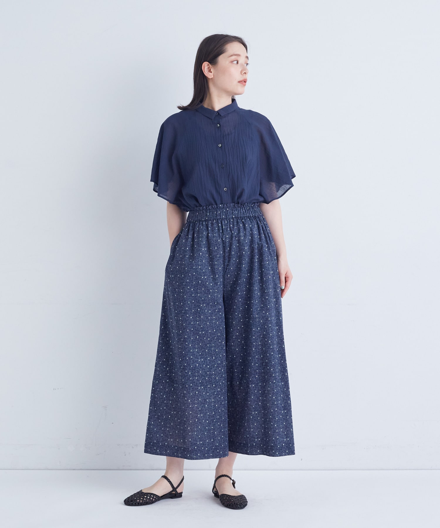 【ADIEU TRISTESSE】｜2BUY10%OFF・3BUY20%OFF｜リーフプリントパンツ 詳細画像 レッド系その他 13