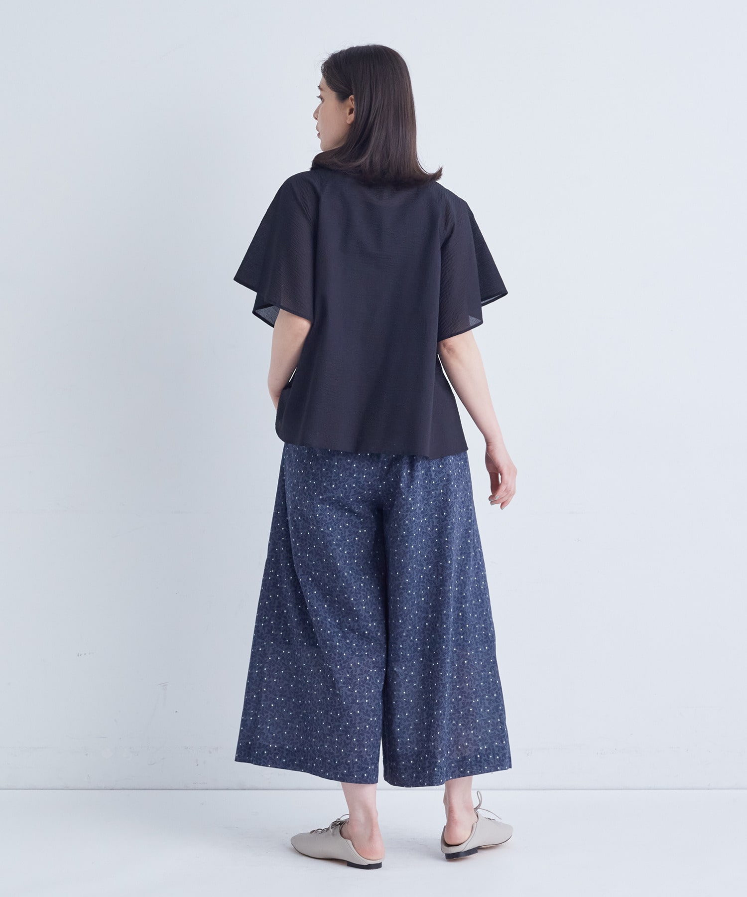 【ADIEU TRISTESSE】｜2BUY10%OFF・3BUY20%OFF｜リーフプリントパンツ 詳細画像 レッド系その他 15
