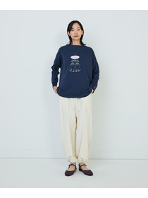 【ADIEU TRISTESSE】ナイロンイージーパンツ 詳細画像 ブラック 2