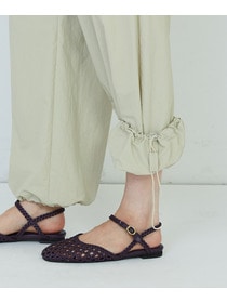 【ADIEU TRISTESSE】ナイロンイージーパンツ 詳細画像 ブラック 27