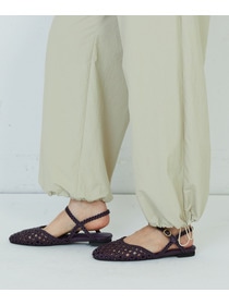 【ADIEU TRISTESSE】ナイロンイージーパンツ 詳細画像 ブラック 28