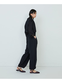 【ADIEU TRISTESSE】ナイロンイージーパンツ 詳細画像 ブラック 9