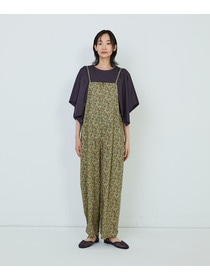 【ADIEU TRISTESSE】｜2BUY10%OFF・3BUY20%OFF｜リバティプリントサロペット 詳細画像 ブラウン系その他 4