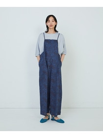 【ADIEU TRISTESSE】｜2BUY10%OFF・3BUY20%OFF｜リバティプリントサロペット 詳細画像 ブラウン系その他 8