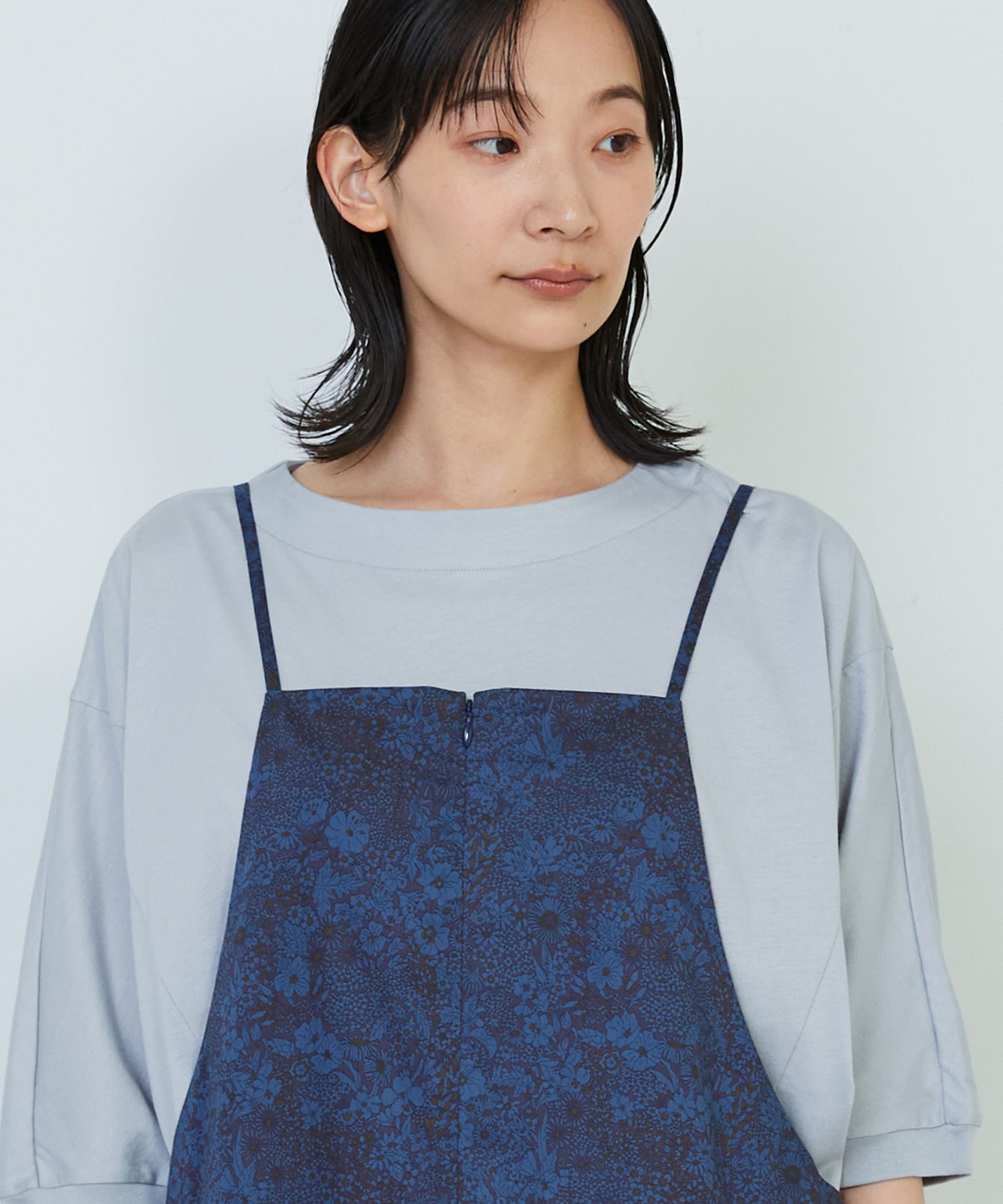 【ADIEU TRISTESSE】｜2BUY10%OFF・3BUY20%OFF｜リバティプリントサロペット 詳細画像 ブラウン系その他 13