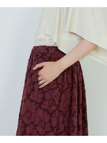 【ADIEU TRISTESSE】カットジャカードスカート 詳細画像 ブラック 17