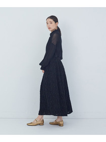 【ADIEU TRISTESSE】カットジャカードスカート 詳細画像 ブラック 3