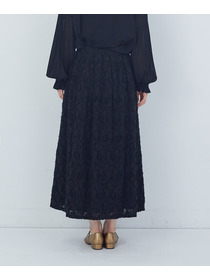 【ADIEU TRISTESSE】カットジャカードスカート 詳細画像 ブラック 7