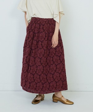 【ADIEU TRISTESSE】カットジャカードスカート 詳細画像 パープル 1