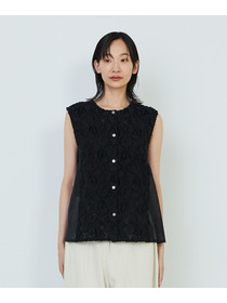 【ADIEU TRISTESSE】｜2BUY10%OFF・3BUY20%OFF｜【2way】カットジャカードベスト 詳細画像 パープル 19