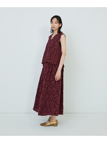 【ADIEU TRISTESSE】｜2BUY10%OFF・3BUY20%OFF｜【2way】カットジャカードベスト 詳細画像 パープル 2