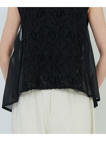 【ADIEU TRISTESSE】｜2BUY10%OFF・3BUY20%OFF｜【2way】カットジャカードベスト 詳細画像 パープル 23