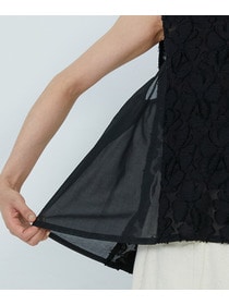 【ADIEU TRISTESSE】｜2BUY10%OFF・3BUY20%OFF｜【2way】カットジャカードベスト 詳細画像 パープル 24