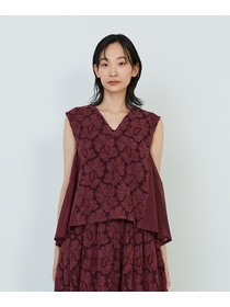 【ADIEU TRISTESSE】｜2BUY10%OFF・3BUY20%OFF｜【2way】カットジャカードベスト 詳細画像 パープル 3