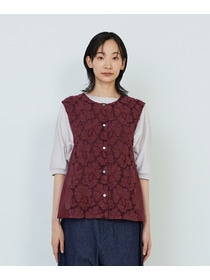 【ADIEU TRISTESSE】｜2BUY10%OFF・3BUY20%OFF｜【2way】カットジャカードベスト 詳細画像 パープル 8