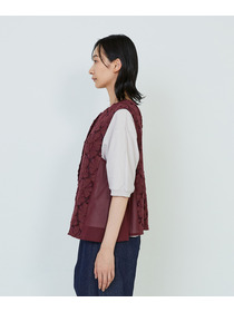 【ADIEU TRISTESSE】｜2BUY10%OFF・3BUY20%OFF｜【2way】カットジャカードベスト 詳細画像 パープル 9