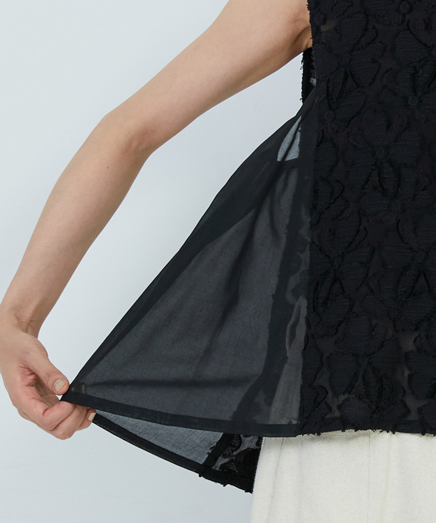 【ADIEU TRISTESSE】｜2BUY10%OFF・3BUY20%OFF｜【2way】カットジャカードベスト 詳細画像 パープル 24