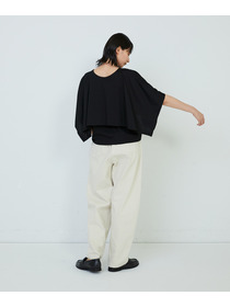 【ADIEU TRISTESSE】｜2BUY10%OFF・3BUY20%OFF｜ハンカチスリーブシャツ 詳細画像 ブラック 28