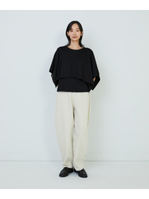 【ADIEU TRISTESSE】｜2BUY10%OFF・3BUY20%OFF｜ハンカチスリーブシャツ 詳細画像 ブラック 32