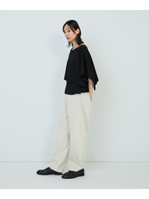 【ADIEU TRISTESSE】｜2BUY10%OFF・3BUY20%OFF｜ハンカチスリーブシャツ 詳細画像 ブラック 33