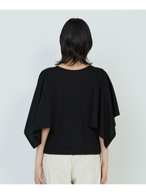 【ADIEU TRISTESSE】｜2BUY10%OFF・3BUY20%OFF｜ハンカチスリーブシャツ 詳細画像 ブラック 36