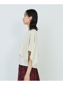 【ADIEU TRISTESSE】｜2BUY10%OFF・3BUY20%OFF｜ハンカチスリーブシャツ 詳細画像 ブラック 5