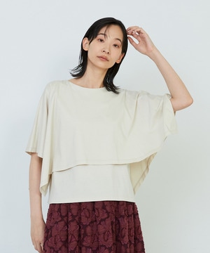 【ADIEU TRISTESSE】｜2BUY10%OFF・3BUY20%OFF｜ハンカチスリーブシャツ 詳細画像 オフホワイト 1