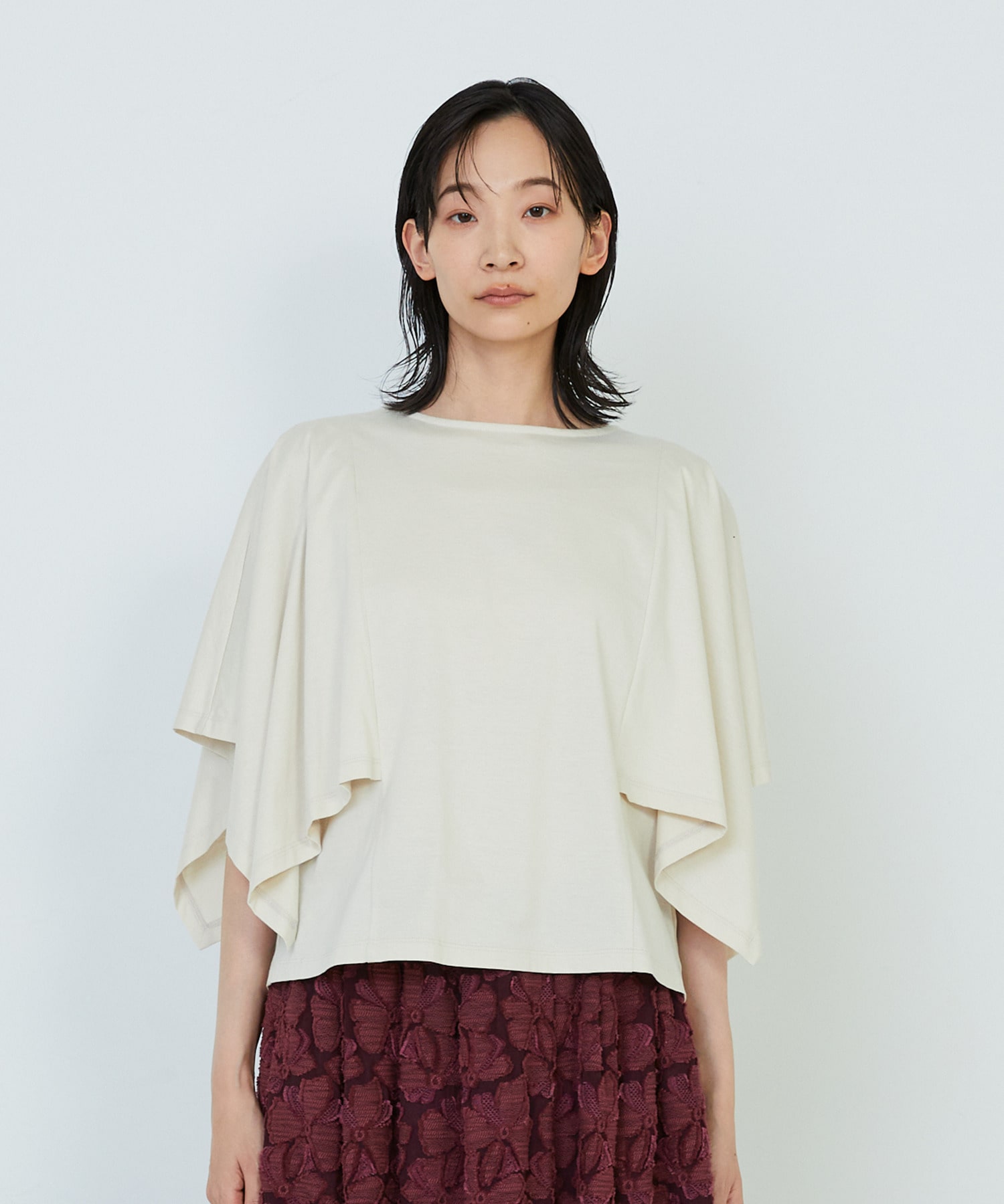 【ADIEU TRISTESSE】｜2BUY10%OFF・3BUY20%OFF｜ハンカチスリーブシャツ 詳細画像 ブラック 10