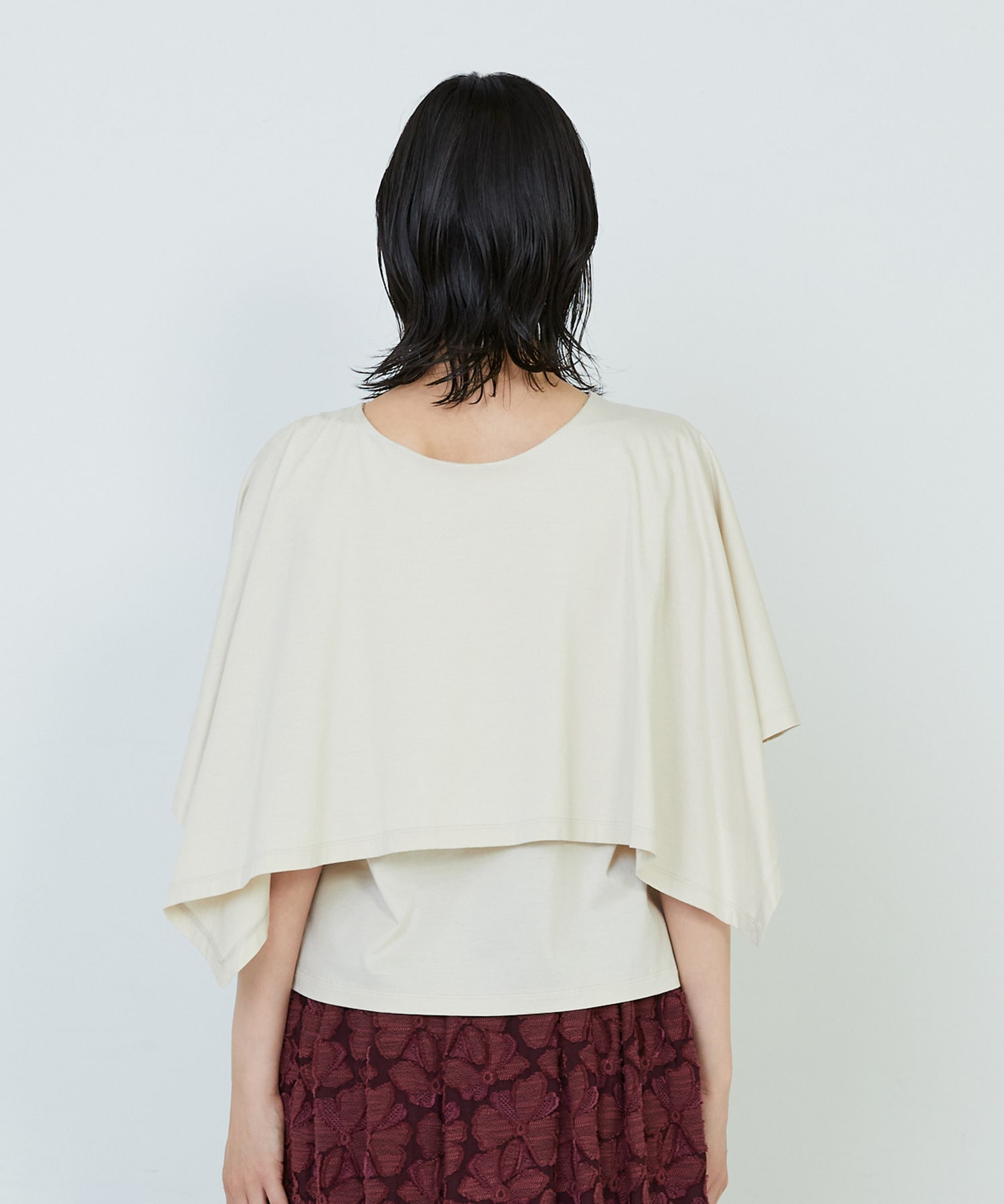 【ADIEU TRISTESSE】｜2BUY10%OFF・3BUY20%OFF｜ハンカチスリーブシャツ 詳細画像 ブラック 12