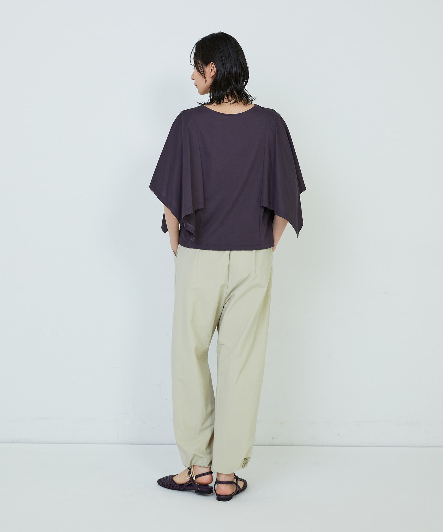 【ADIEU TRISTESSE】｜2BUY10%OFF・3BUY20%OFF｜ハンカチスリーブシャツ 詳細画像 ブラック 15