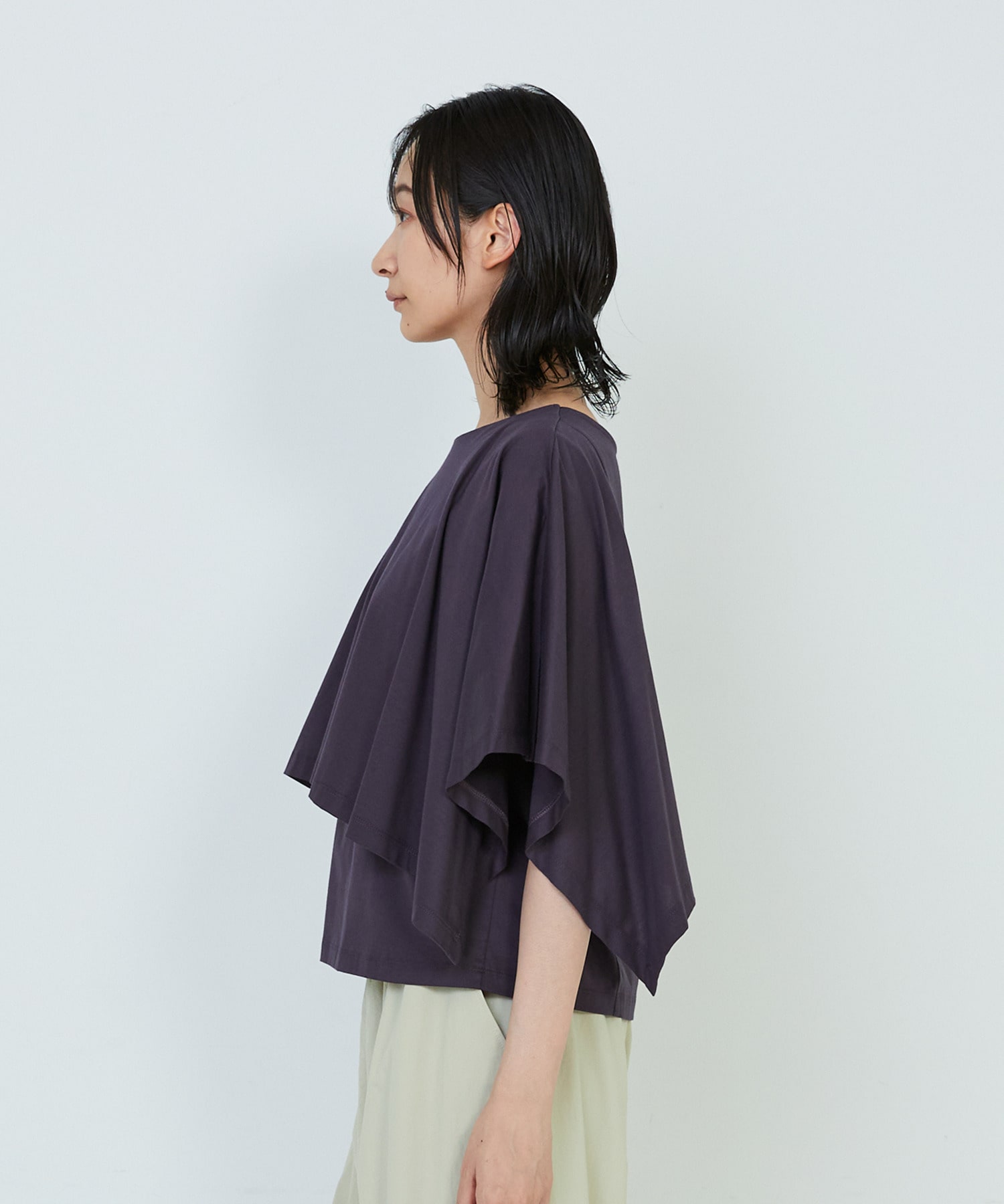 【ADIEU TRISTESSE】｜2BUY10%OFF・3BUY20%OFF｜ハンカチスリーブシャツ 詳細画像 ブラック 18