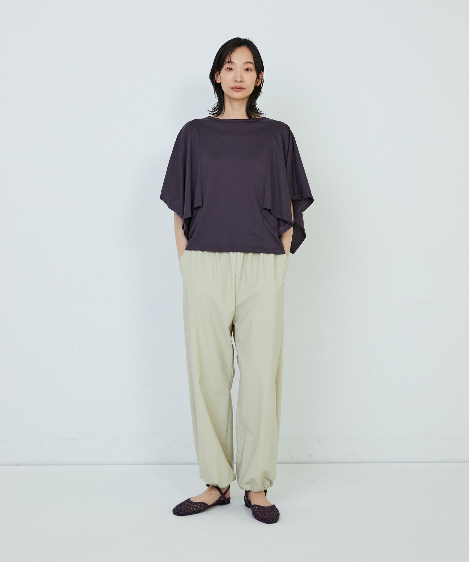 【ADIEU TRISTESSE】｜2BUY10%OFF・3BUY20%OFF｜ハンカチスリーブシャツ 詳細画像 ブラック 20