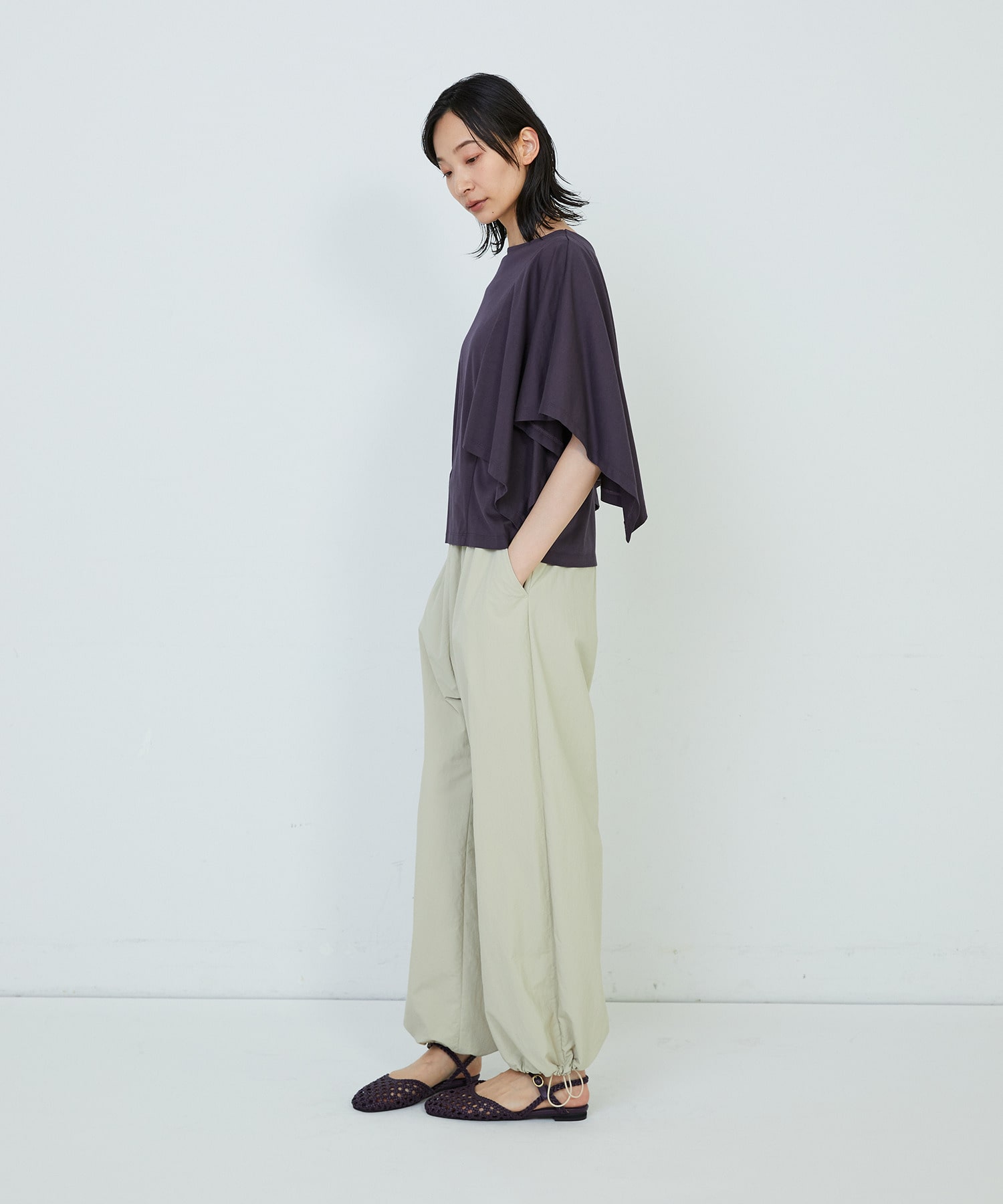 【ADIEU TRISTESSE】｜2BUY10%OFF・3BUY20%OFF｜ハンカチスリーブシャツ 詳細画像 ブラック 21