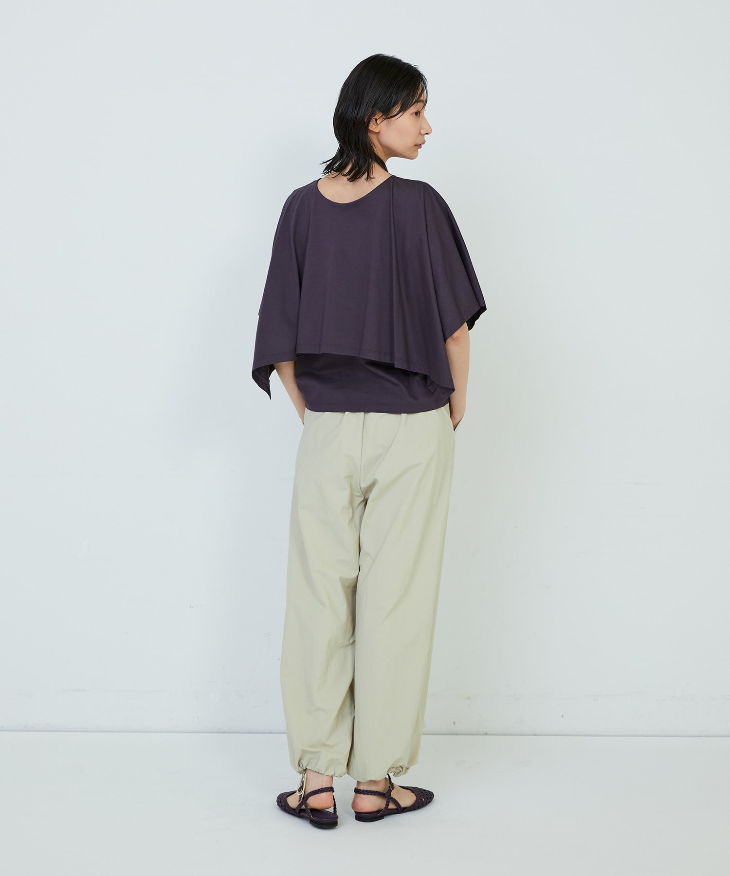 【ADIEU TRISTESSE】｜2BUY10%OFF・3BUY20%OFF｜ハンカチスリーブシャツ 詳細画像 ブラック 22