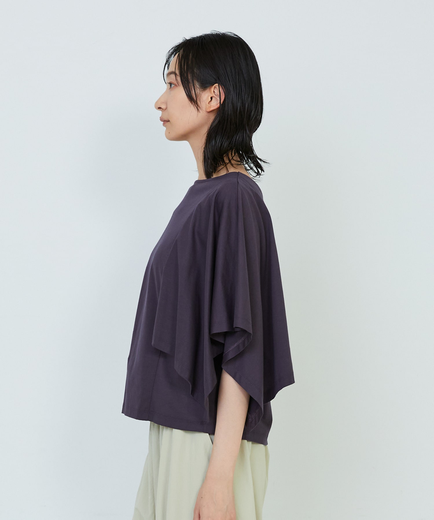 【ADIEU TRISTESSE】｜2BUY10%OFF・3BUY20%OFF｜ハンカチスリーブシャツ 詳細画像 ブラック 24
