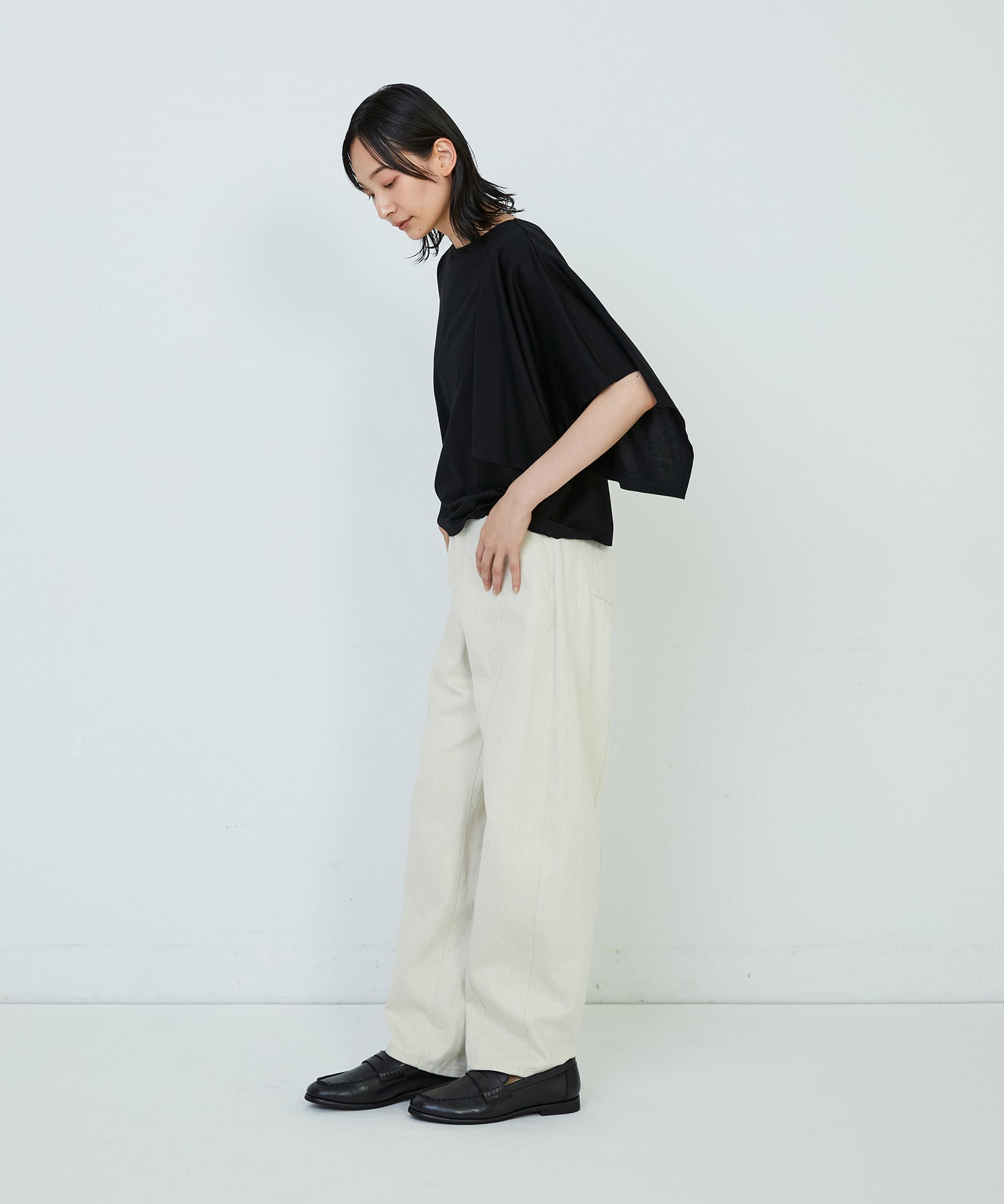 【ADIEU TRISTESSE】｜2BUY10%OFF・3BUY20%OFF｜ハンカチスリーブシャツ 詳細画像 ブラック 27