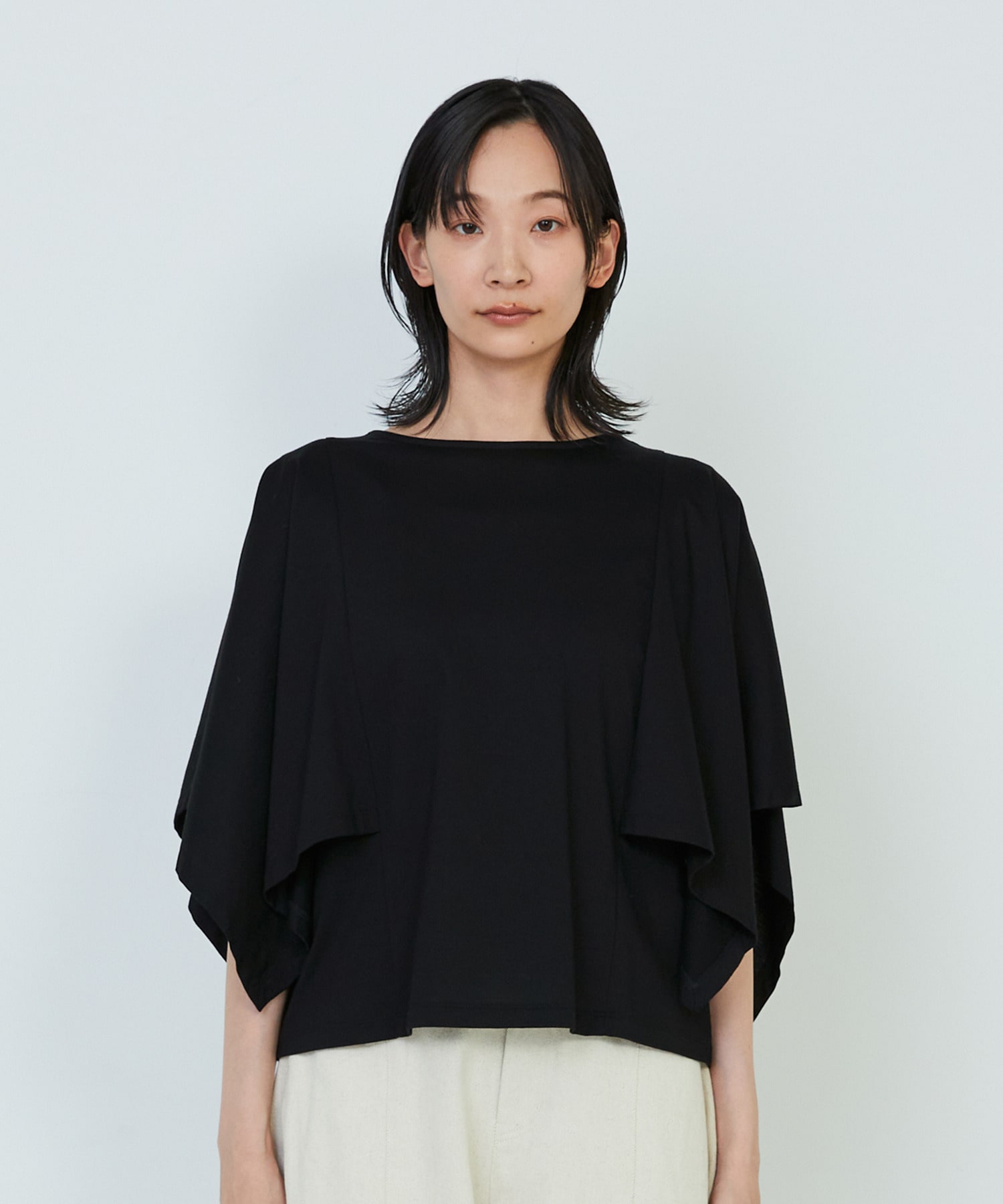 【ADIEU TRISTESSE】｜2BUY10%OFF・3BUY20%OFF｜ハンカチスリーブシャツ 詳細画像 ブラック 29