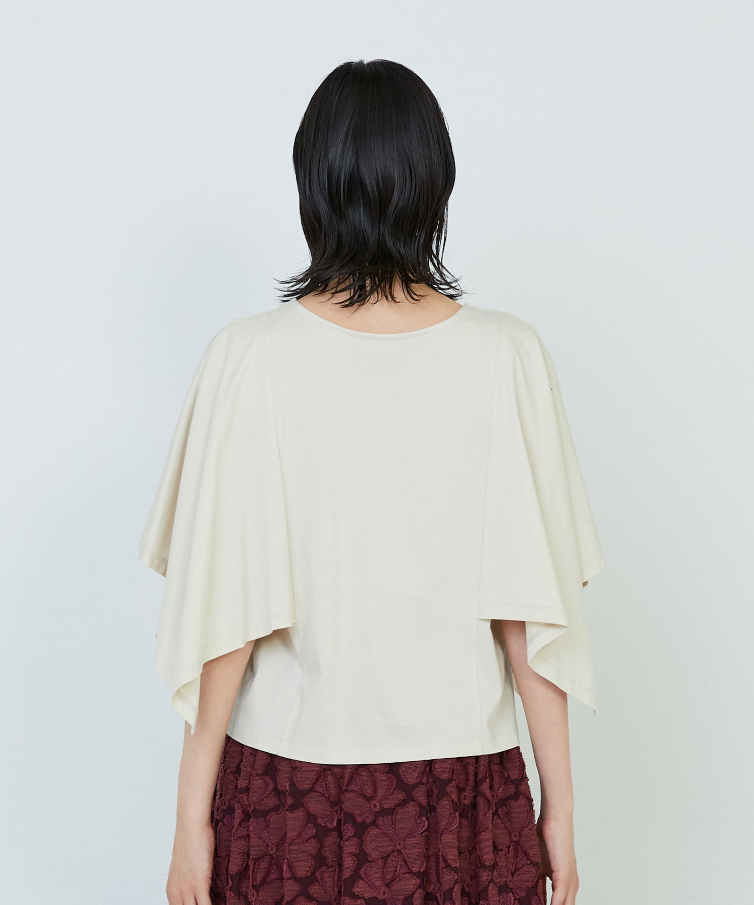 【ADIEU TRISTESSE】｜2BUY10%OFF・3BUY20%OFF｜ハンカチスリーブシャツ 詳細画像 ブラック 6