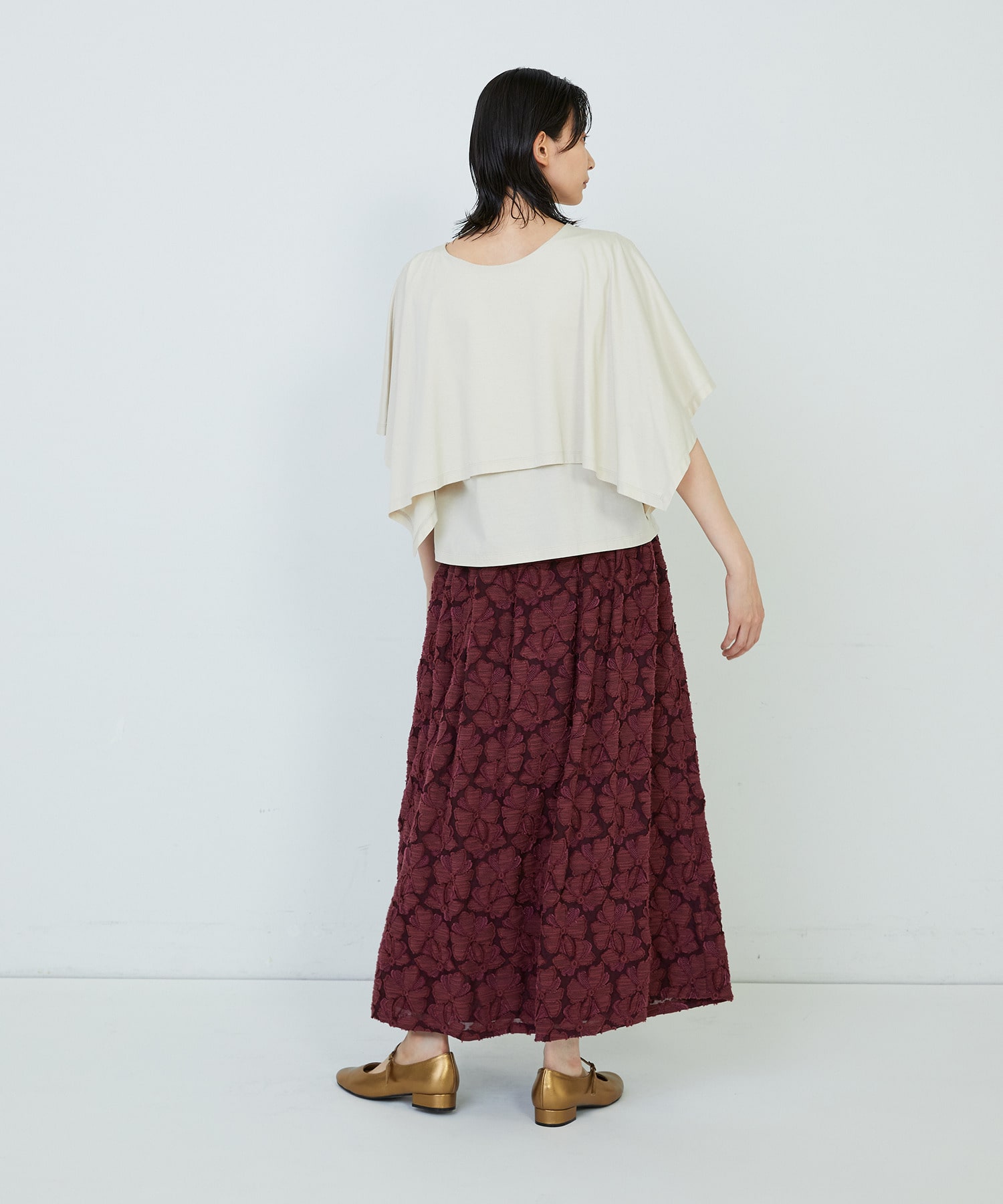 【ADIEU TRISTESSE】｜2BUY10%OFF・3BUY20%OFF｜ハンカチスリーブシャツ 詳細画像 ブラック 9