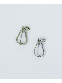 【ADIEU TRISTESSE】ラ・フランスシルエットブローチ 詳細画像 グリーン 1