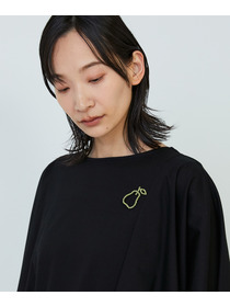 【ADIEU TRISTESSE】ラ・フランスシルエットブローチ 詳細画像 グリーン 3