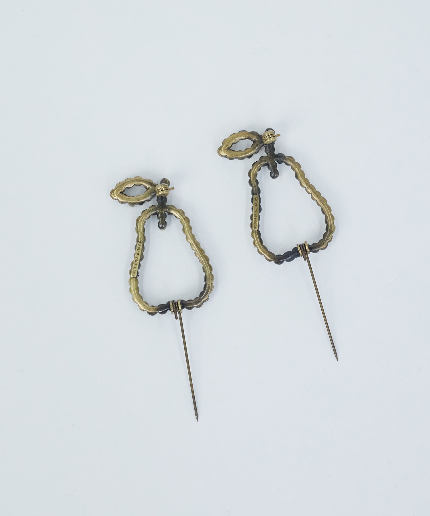 【ADIEU TRISTESSE】ラ・フランスシルエットブローチ 詳細画像 グリーン 5