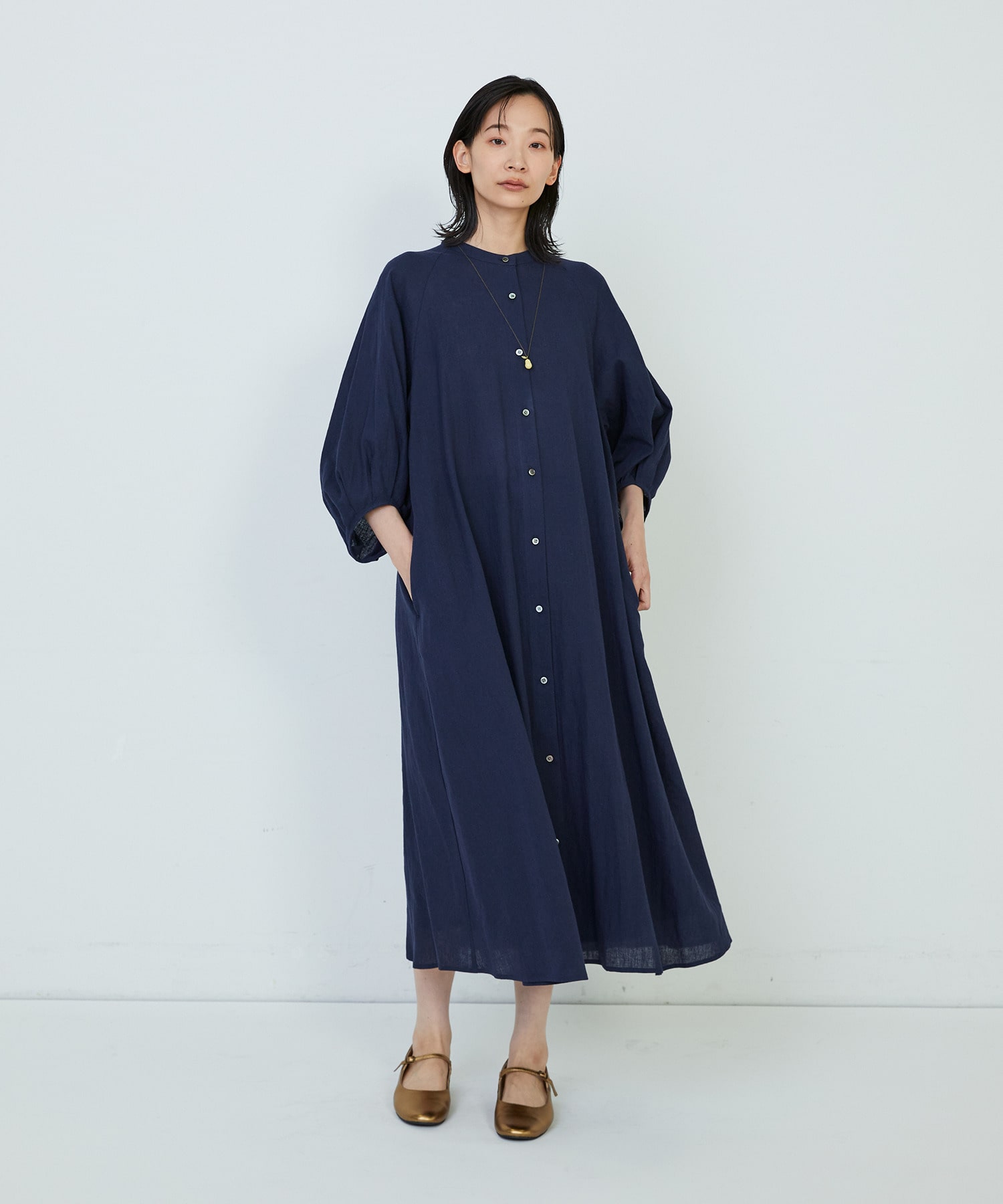 【ADIEU TRISTESSE】ラ・フランスワントップネックレス 詳細画像 マスタード 4