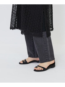 【LOISIR】｜2BUY10%OFF・3BUY20%OFF｜【MTサイズ有り】コットンケミカルレーススリーブレスワンピース 詳細画像 ブラック 20