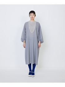 【LOISIR】｜2BUY10%OFF・3BUY20%OFF｜【MTサイズ有り】エステスウールケミカルレース使いワンピース 詳細画像 ブラック 14