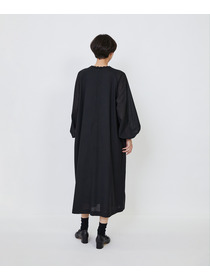 【LOISIR】｜2BUY10%OFF・3BUY20%OFF｜【MTサイズ有り】エステスウールケミカルレース使いワンピース 詳細画像 ブラック 5