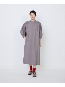 【LOISIR】｜2BUY10%OFF・3BUY20%OFF｜【9月ベストセラーブランド内1位】インドコットンポプリンハンドスモッキングワンピース 詳細画像 モカ 11